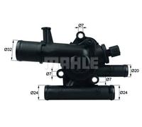 MAHLE Aftermarket Termostato, refrigerante para RENAULT: MÃ©gane, ScÃ©nic (Ref: TI 214 83)