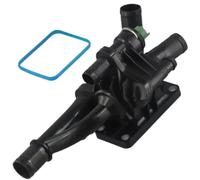 Termostato TOTMOX, carcasa del termostato, conjunto de carcasa del termostato del refrigerante del motor del automóvil compatible con Citroen Berlingo 1.6 HDi, 9670253780