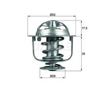 Termostato TX 119 82D MAHLE para ROVER HONDA ACURA