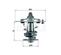 Termostato TX 72 85D MAHLE para KIA HYUNDAI