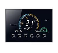 Termostato WiFi Beca BHT-8000GALW Control Calefactor Agua 5A APP Control Programable Inteligente (Negro)