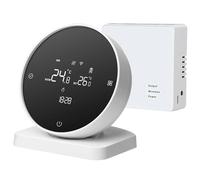 Termostato WiFi InaláMbrico para CalefaccióN de Caldera de Gas Termostato WiFi Tuya Compatible con Control de AplicacióN de Voz Funciona