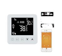 Termostato WiFi inteligente Inicio Tuya Termostato Smart Air Acondicionador Controlador WiFi Calefacción Termostato Digital(Bianco)