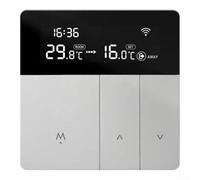 Termostato WiFi inteligente para aplicación Tuya, compatible con Alexa y HomeKit, controlador de temperatura programable para calefacción de suelo eléctrico, caldera de agua y gas, (16 A)