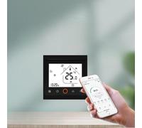 Termostato WiFi inteligente para gestión de temperatura del hogar con soporte de aplicación dual y compatibilidad con asistente de voz (WiFire)