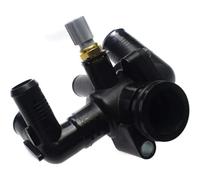 Termostatos del motor BK2Q8A586AB - Carcasa del termostato del sistema de refrigeración del coche, compatible con Ford Transit Custom MK7 MK8 2.2 FWD TDCi 2011+ Refrigerantes Del Motor