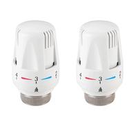 termostatos para radiador,cabezal termostático para radiador,cabezal termostático con posición cero,válvula de radiador termostato,función de protección contra heladas y ajustes, para rosca M30 (3)