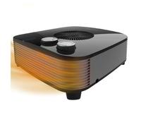 Cecotec Calefactor Eléctrico Bajo Consumo ReadyWarm 2050 Max Horizon Black. Termoventilador de 2000W, 3 Modos de Funcionamiento, Ligero, Termostato Regulable, Manual, Seguridad Autoapagado