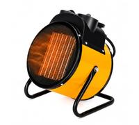Termoventilador Cerámico Industrial 2000W, 3 Potencias, Termostato Amarillo