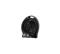 Termoventilador electrico policarbonato color negro serie candil 26cm