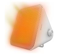Cecotec Calefactor Cerámico de Sobremesa ReadyWarm 1500 Max Ceramic Design White, 1500 W, Termostato Regulable y 3 Modos de Funcionamiento, Área de Cobertura de 15m2