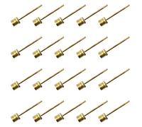 TERNCOEW 20 agujas de bola deportiva de repuesto de acero inoxidable inflable con agujero de bola de aire, adaptador de válvulas de aire