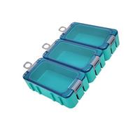 TERNCOEW 3 cajas organizadoras portátiles para señuelos de peces luminosos, almacenamiento de cebos de pesca en el mar, caja de herramientas, resistente al agua, organizadores portátiles