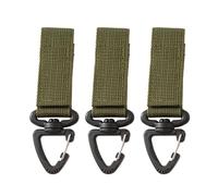 TERNCOEW 3 mosquetones para colgar en el cinturón, hebilla giratoria de 360 grados, hebilla de nailon para escalada, senderismo al aire libre