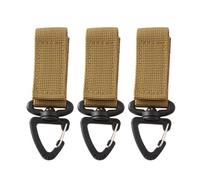 TERNCOEW 3 mosquetones para colgar en el cinturón, hebilla giratoria de 360 grados, hebilla de nailon para escalada, senderismo al aire libre