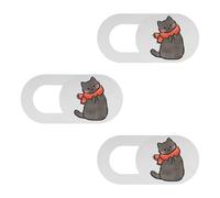 TERNCOEW Adorable protector de lente de cámara web de animales, bloqueadores de cámara, adecuado para privacidad en dispositivos móviles, tabletas, portátiles