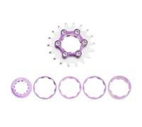 TERNCOEW Bikes - Engranajes de una sola velocidad 16T 18T para bicicletas de montaña con espaciador y anillos de bloqueo