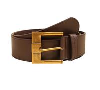 TERNCOEW Cinturón de corsé ancho para mujeres y hombres, unisex, de piel sintética, cintura ajustable para uso diario, decoración de cintura, cincha de cintura a la moda, Color café, Talla única