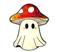 TERNCOEW Colgante de acrílico plano 2D con diseño de fantasmas, decoración de Halloween, adorno de pared de dibujos animados, decoración de casa, oficina, reutilizable, acrílico