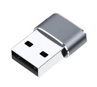 TERNCOEW Convertidor USB a tipo C, conectores de metal universales PD27W/66W QC100W, carga rápida, 5V, 2.1A, 9V2.4A, salida USB C macho a hembra
