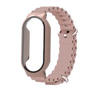 TERNCOEW Correa de silicona antiarañazos compatible con reloj inteligente Mi-Band 7, cómodo cinturón de pulsera