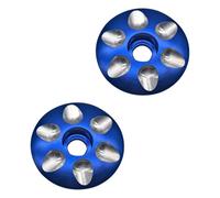 TERNCOEW Cubierta para auriculares de bicicleta de alta durabilidad, tapa de vástago de perno mecanizado, cubierta de caja de dirección de bicicleta, amortiguación de auriculares de ciclismo, bloque