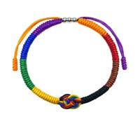 TERNCOEW Cuerda de mano de algodón hecha a mano, portátil, resistente, accesorio de joyería para actividades al aire libre, recuerdo de fiesta