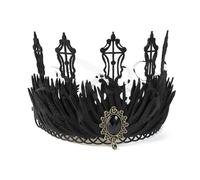 TERNCOEW Diademas góticas de rosas para Halloween, cosplay, carnaval, para novia, boda y festival