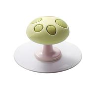 TERNCOEW Elevador de asiento de inodoro de silicona para evitar la tapa, hebilla ajustable, mango de silicona para personas mayores