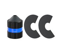 TERNCOEW Herramienta de chaflán de tubo de escariador de desbarbado de bicicletas, herramienta de biselado de horquilla delantera con papel de lija para tubo redondo, desbarbado, escariador, biselado