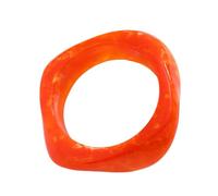 TERNCOEW Pulsera acrílica de moda ajustable con dije acrílico en aspecto vintage para un atuendo elegante, accesorio único de sabor