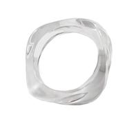 TERNCOEW Pulsera acrílica de moda ajustable con dije acrílico en aspecto vintage para un atuendo elegante, accesorio único de sabor