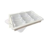 TERNCOEW Sistemas de organización de cuentas resistentes con color elegante portátil para decoración del hogar o estudio, organización del hogar, caja de clasificación de joyas