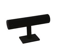 TERNCOEW Soporte de almacenamiento para collar con barra en T, soporte de torre para relojes, llaves y joyas, para organización del hogar, organizador de coleteros para el cabello
