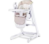 TERO-760 Indigo - Silla alta 2 en 1 + columpio eléctrico para bebé, color beige