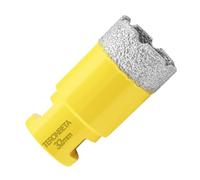 Teronbeta Broca de Diamante 32mm, M14 Vacío Soldadura de Diamante Sierra de Corona para Porcelánico Cerámica Mármol Granito Piedra Cuarzo