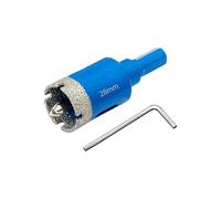 Teronbeta Broca Diamante 28mm con Guía de Centrado, Profesional Sierra Perforadoras de Diamante para Azulejos, Porcelana, Vidrio, Mármol y Cerámica