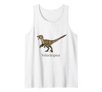 Terópodo Dinosaurio Velociraptor Camiseta sin Mangas