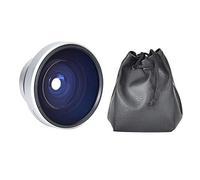 Teror Lente Ojo de Pez, Plata Aplicabilidad Fuerte 37 mm 0.25X Lente Adicional Super Ojo de Pez para Lentes de cámara Ca_liber de 37 mm