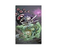 Terp Póster de Rick And Morty para pared, regalo para amigo, dormitorio, sala de estar, decoración moderna estética, estilo sin marco, 30 x 45 cm