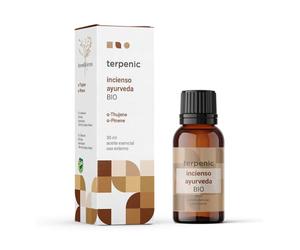 TERPENIC - Aceite Esencial de Incienso Ayurveda (Boswellia serrata) - BIO - 30 ml - Uso Externo - Ritual ayurvédico y masaje profesional