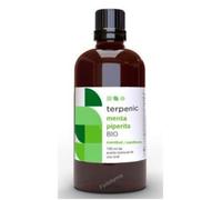 TERPENIC Aceite Esencial de Menta Piperita Bio 100ml - 100% Puro, Uso Oral, Tópico y en Difusión, Tónico Circulatorio y Refrescante