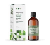 TERPENIC - Aceite Esencial de Petitgrain, Naranjo Amargo (Citrus aurantium var. amara) - BIO - 100 ml - Uso Oral - Aroma fresco, verde y cítrico con notas suaves y equilibrantes