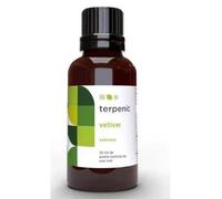 TERPENIC Aceite Esencial Vetiver Bio 30 ml, Vetiveria zizanoides, Haití, Inmunoestimulante, Antiinflamatorio, Tónico, Calmante, para Difusión y Uso Tópico