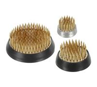 Terphadp Ikebana Kenzan de Ranas de Flores de 0,9/1,4/2,4 Pulgadas, Herramienta para Arreglos Florales de 3 Piezas, Soporte de Alfiler de Rana Floral de LatóN