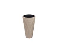 Terra 5900342100 MATUBA jarrón con Insertar y plástico en Tejido de Aspecto 30 x 55 cm
