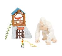Terra by Battat- Animal ELECTRONIC GORILLA, RESCUE CENTER PLAYSET, Color, talla estándar (AN2861Z)