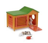 Terra by Battat - Juguete de Conejito - Conejito de Juguete - Conejo de Juguete - Estatuilla de Conejo - casa del Conejito - Bunny Hutch