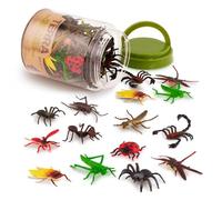 Terra by Battat Mundo de los Insectos, Tubo con 60 Minifiguras realistas