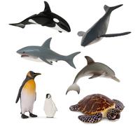 Terra by Battat, Set de Animales Marinos, Figuras realistas del océano
